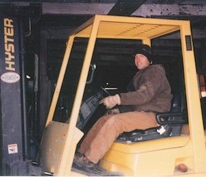 Max on Forklift in 1998
